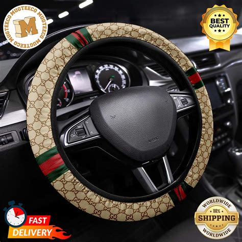 gucci car steering wheel cover|custom printed steering wheel cover.